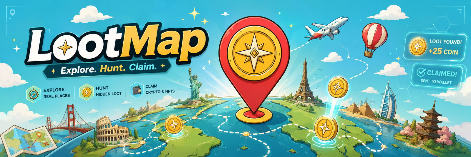 LootMap — Explore. Hunt. Claim.